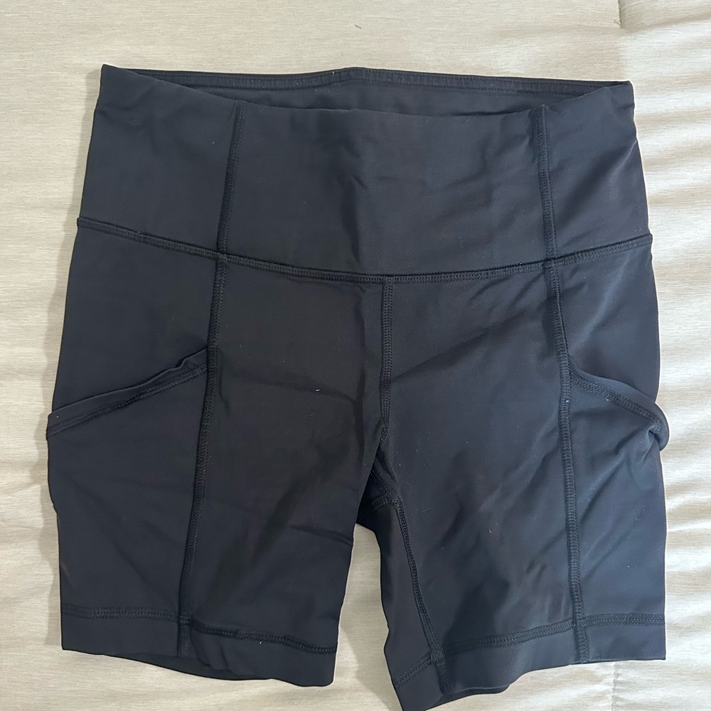 lululemon athletica Black Bike Shorts